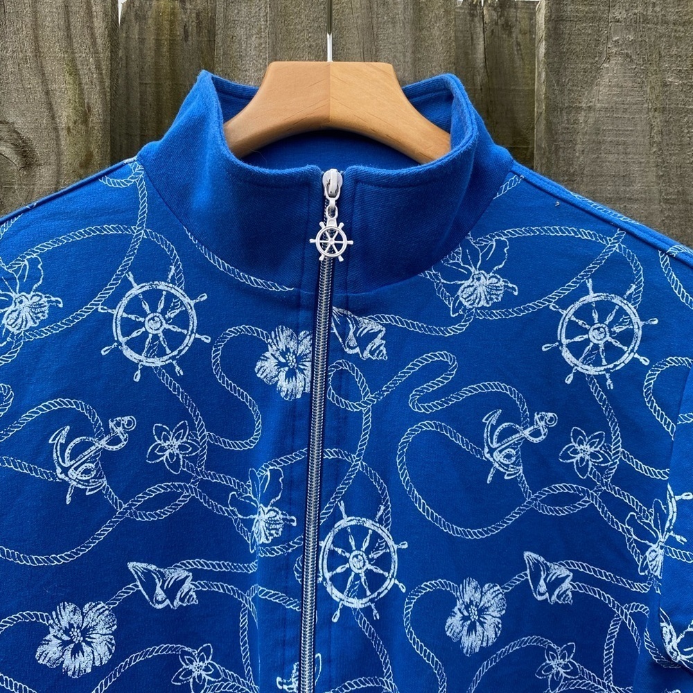 ⚓️⛵️DRAPERS & DAMON XL Nautical Terry Jacket - Picture 4 of 5